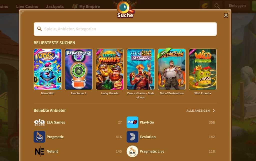 Myempire casino online	